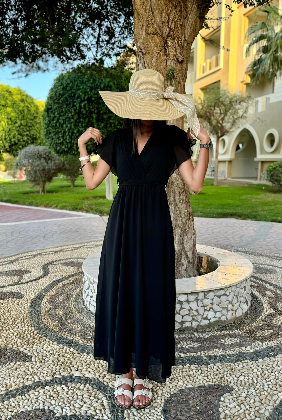 NINA | Elegant pleated dress for weddings & celebrations