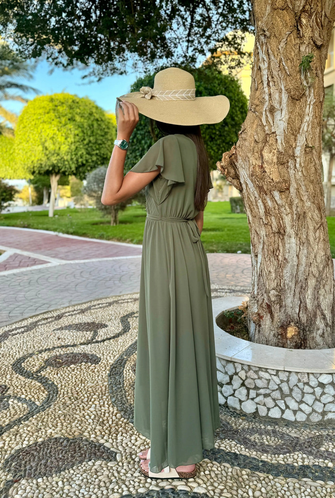 NINA | Elegant pleated dress for weddings & celebrations