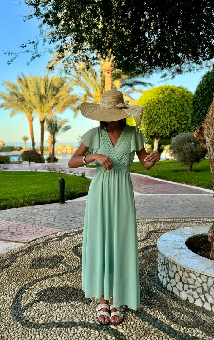 NINA | Elegant pleated dress for weddings & celebrations