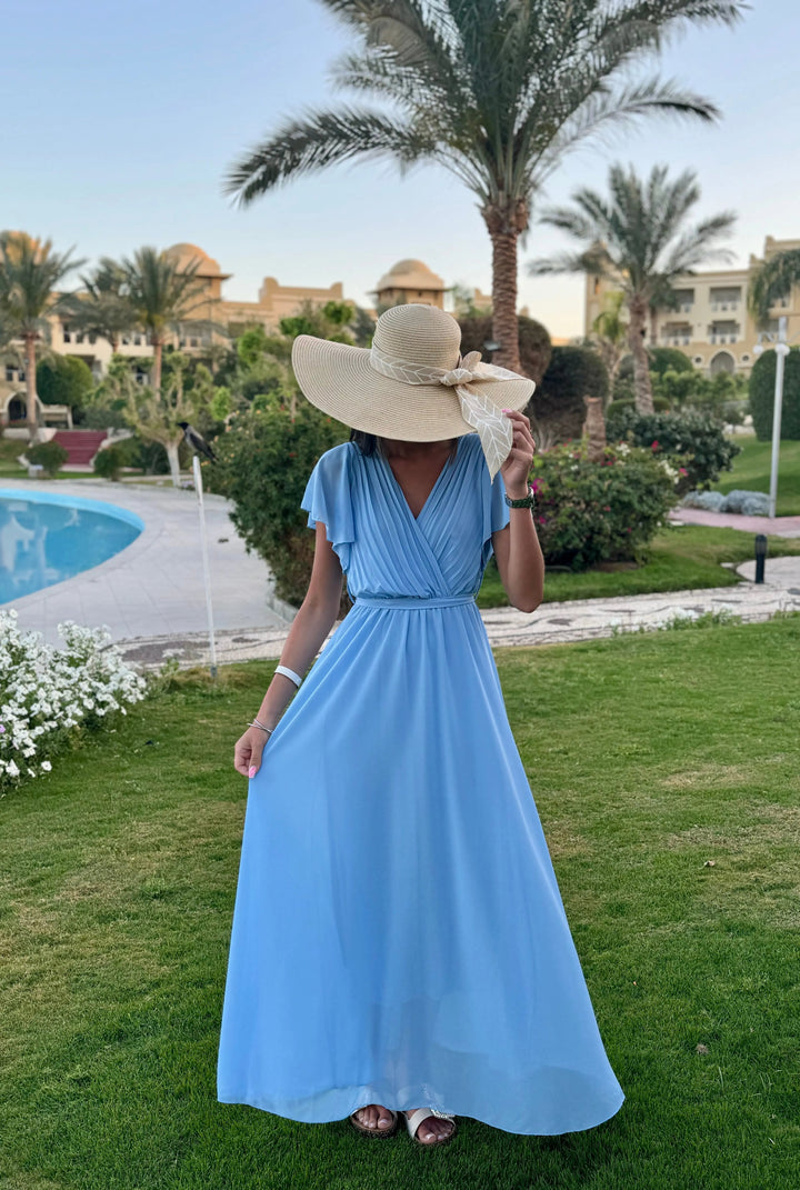 NINA | Elegant pleated dress for weddings & celebrations