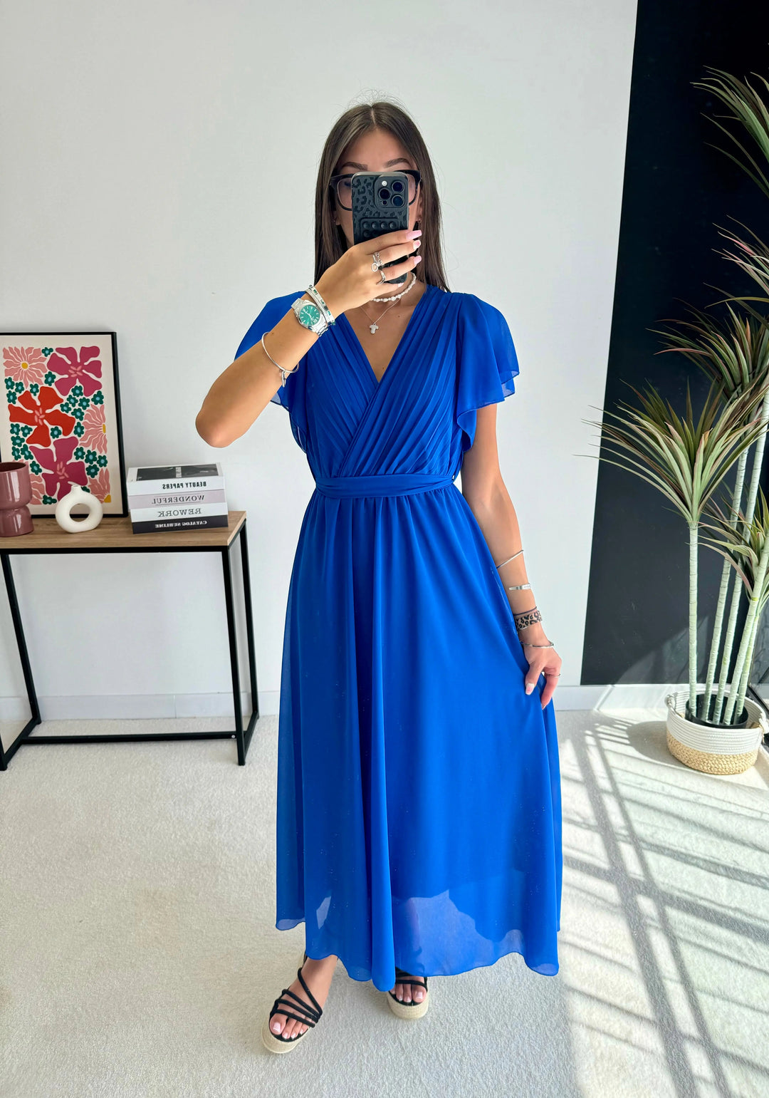 NINA | Elegant pleated dress for weddings & celebrations