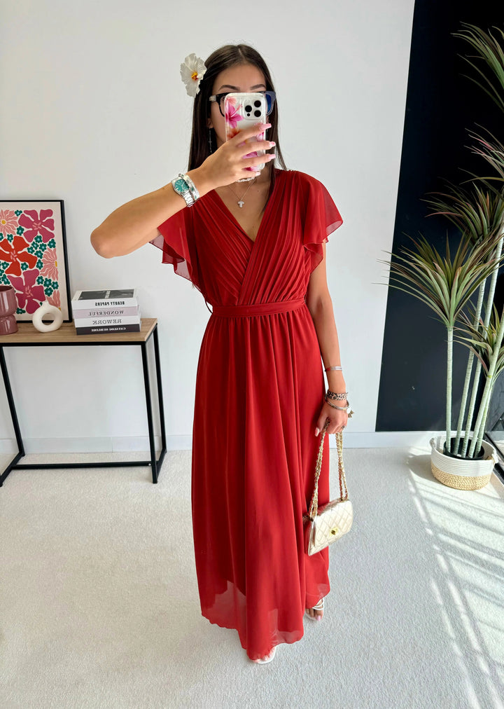 NINA | Elegant pleated dress for weddings & celebrations