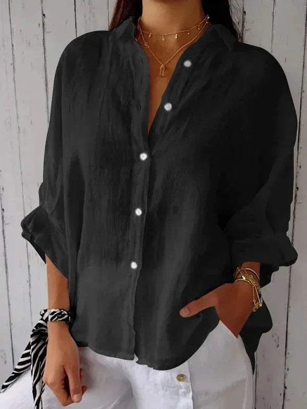 SAIRA | Casual Tie-Back Shirt