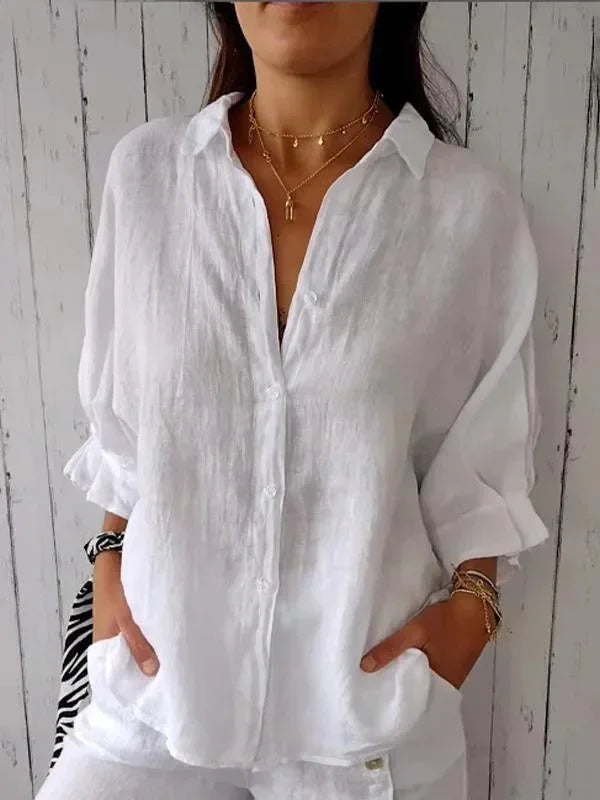 SAIRA | Casual Tie-Back Shirt