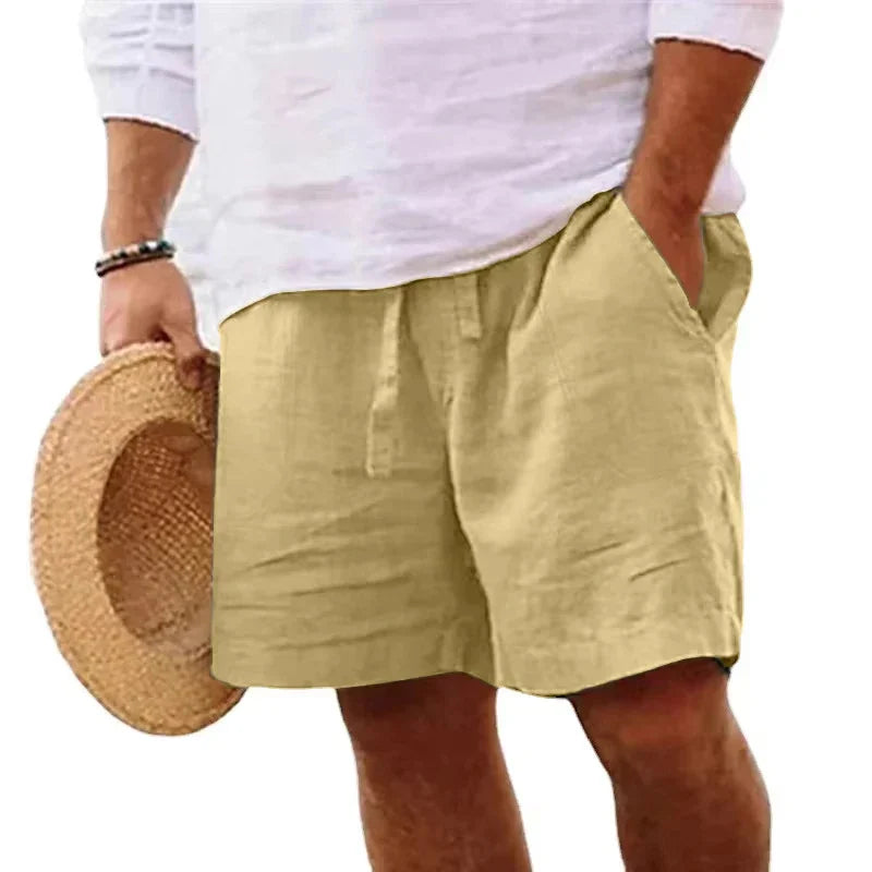 LEVANO | Linen Beach Shorts