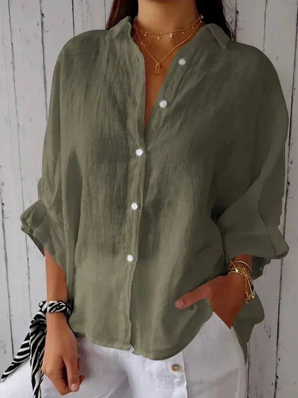 SAIRA | Casual Tie-Back Shirt