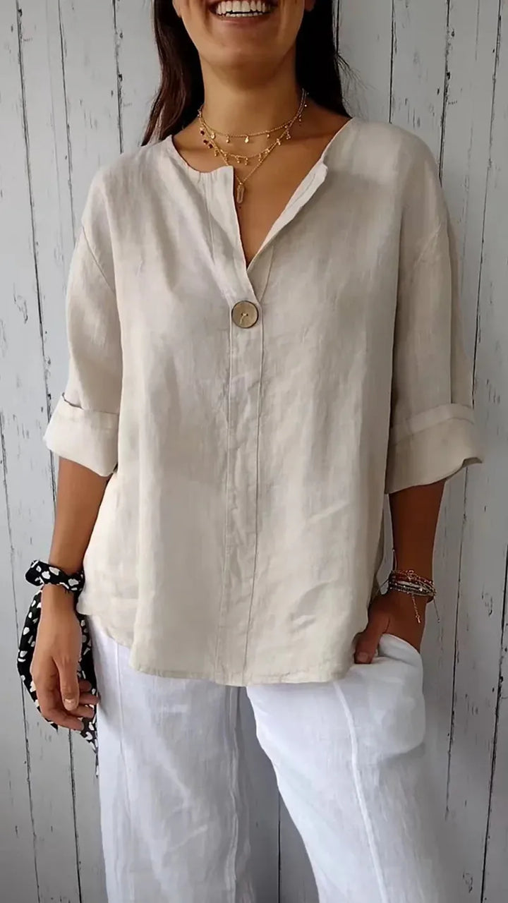 VARELLE | Minimalist Button Blouse