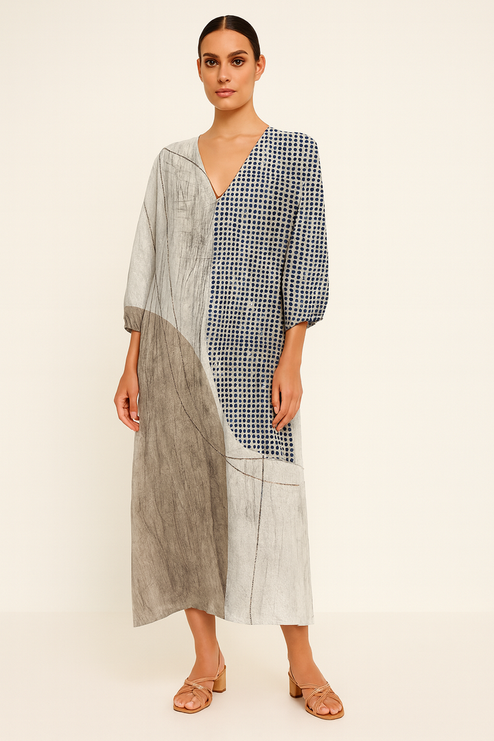 ARDEA | Flowing Cotton Blend Dress