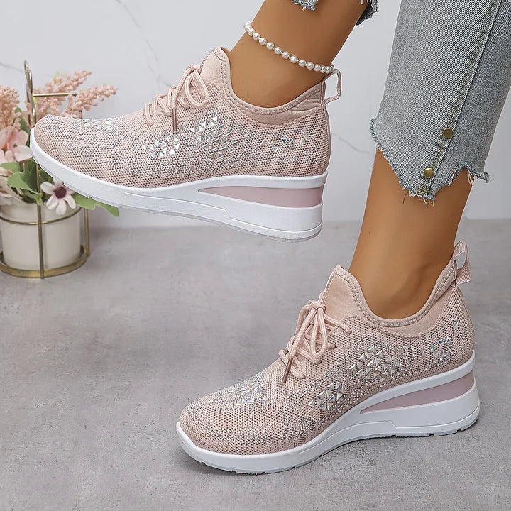 TUYANA | Supportive Orthopedic Sneakers with Sparkle Accents