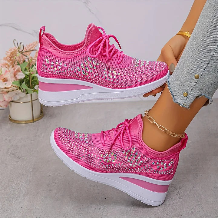 TUYANA | Supportive Orthopedic Sneakers with Sparkle Accents