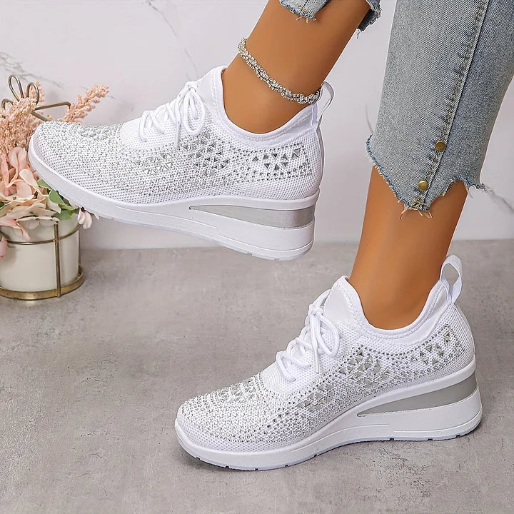 TUYANA | Supportive Orthopedic Sneakers with Sparkle Accents