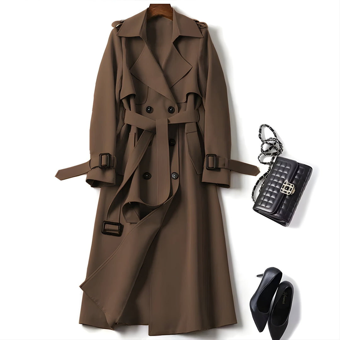 Vespera Rouge | Elegant Trenchcoat