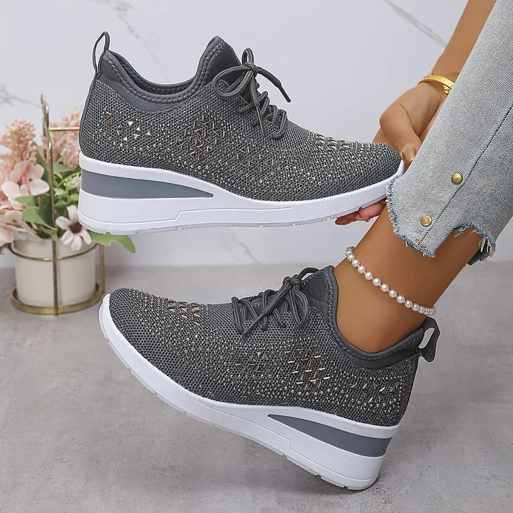 TUYANA | Supportive Orthopedic Sneakers with Sparkle Accents