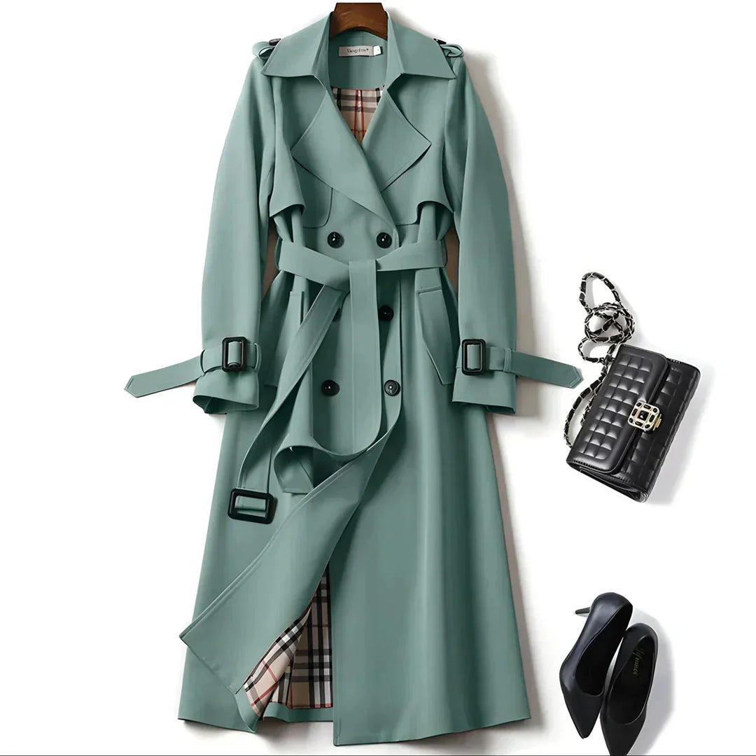 Vespera Rouge | Elegant Trenchcoat