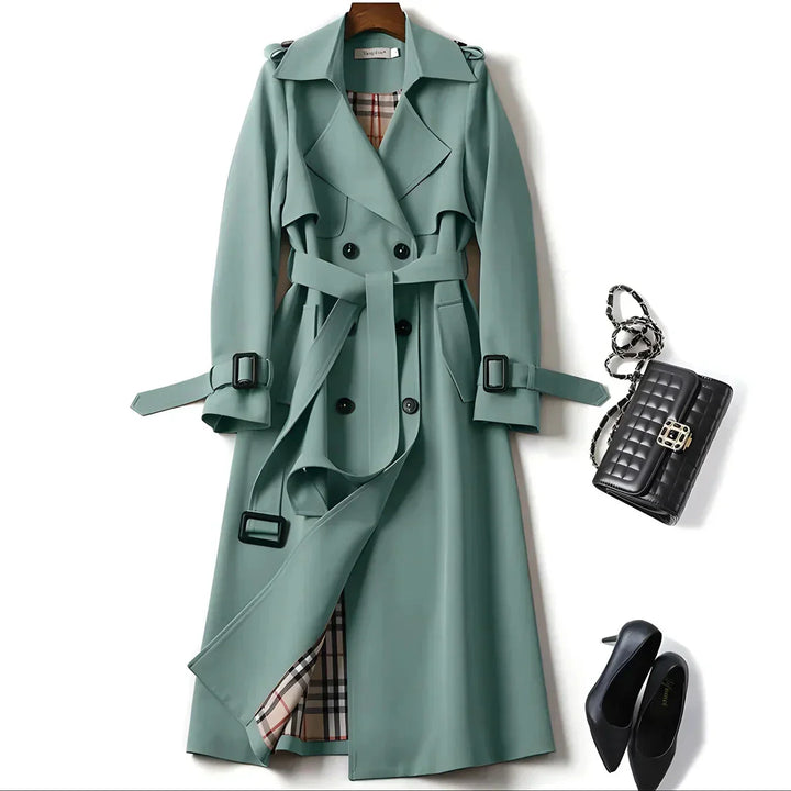 Vespera Rouge | Elegant Trenchcoat